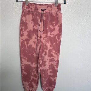 VARLEY XS Rose Tie-Dye Jogger Bottoms